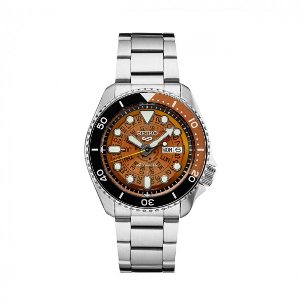 Seiko SRPJ47K1 SRPJ47 Skeleton Style Brown Automatic